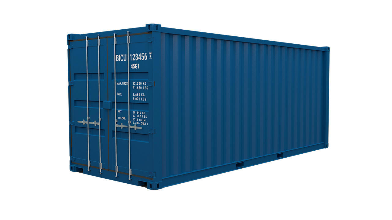 Seecontainer 20' Blau PALMEX