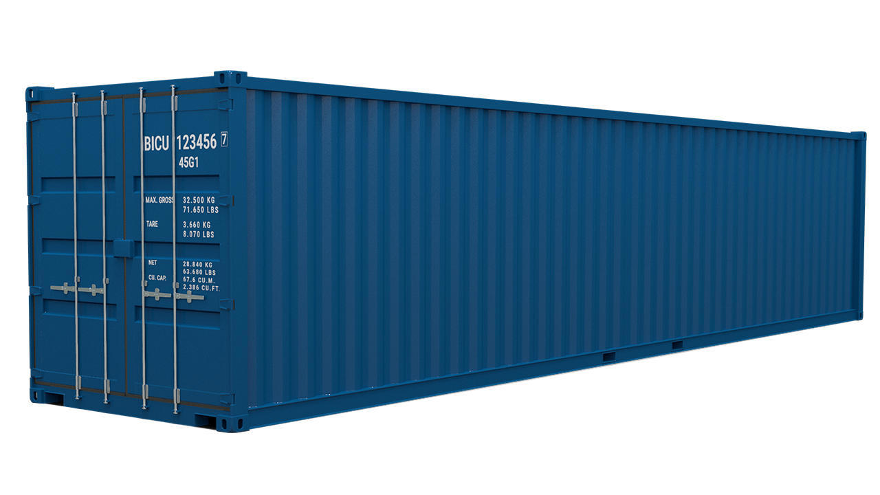 Seecontainer 40' Blau PALMEX