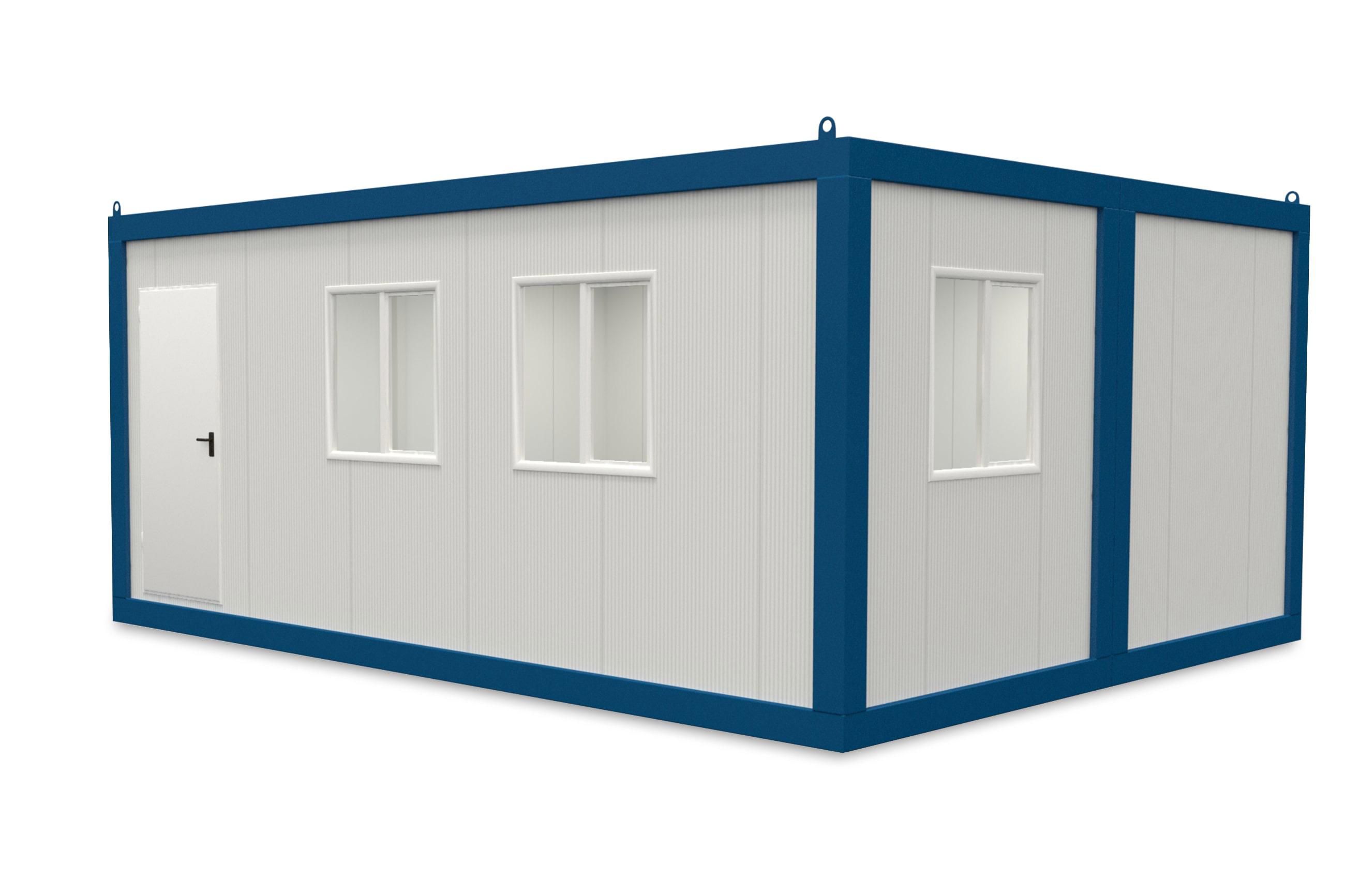 Modul Container 6x4.8m HI-FIX 1 Tür 3 Fenster