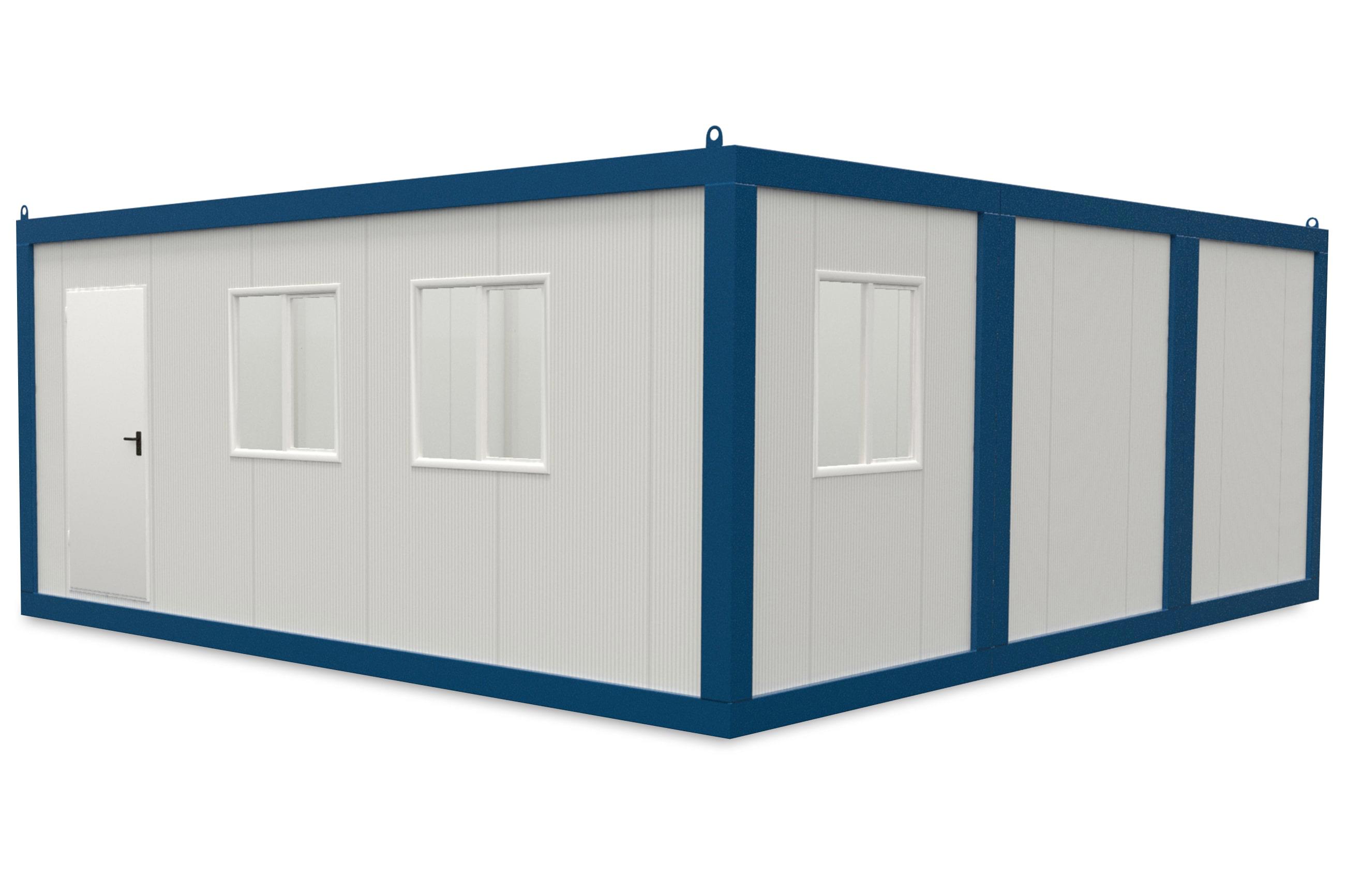 Modul Container 6x7.2m HI-FIX 1 Tür 3 Fenster